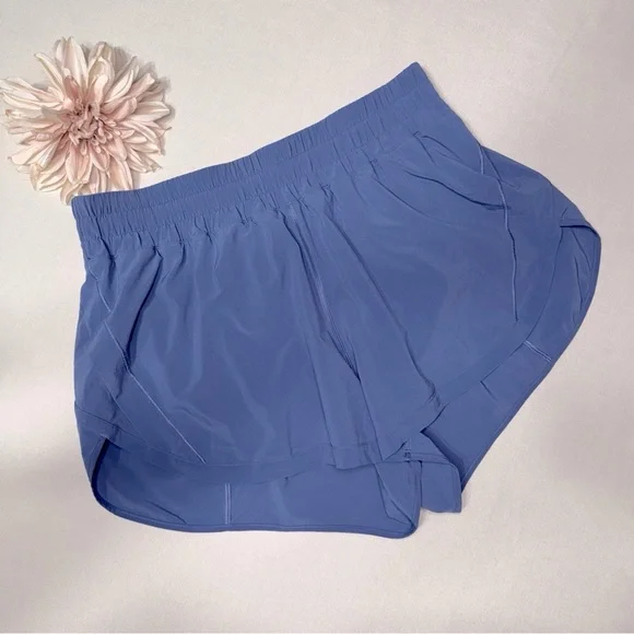 Lululemon Track That 3” High Rise Athletic Shorts Water Drop Blue 12 - Picture 5 of 10